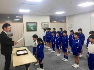 学級代表任命式