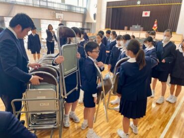 入学式準備