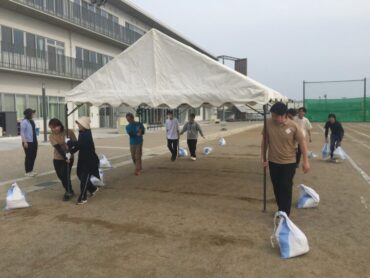 予行練習準備作業