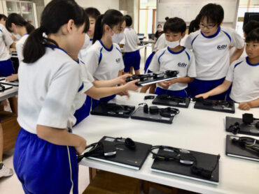 新しい学習専用端末の配布