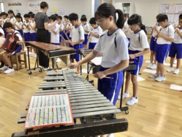 ５年　学習発表会練習