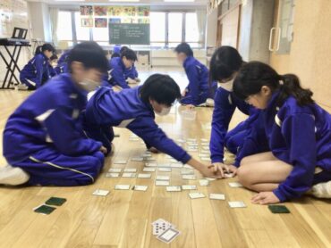 万葉かるた練習