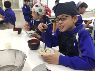 ５年　家庭「ごはんとみそ汁をつくろう」