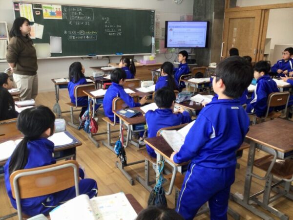 ３年　算数「かけ算の筆算」